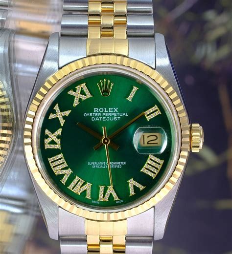 rolex ghiera verde usato ebay|used rolex watches gold.